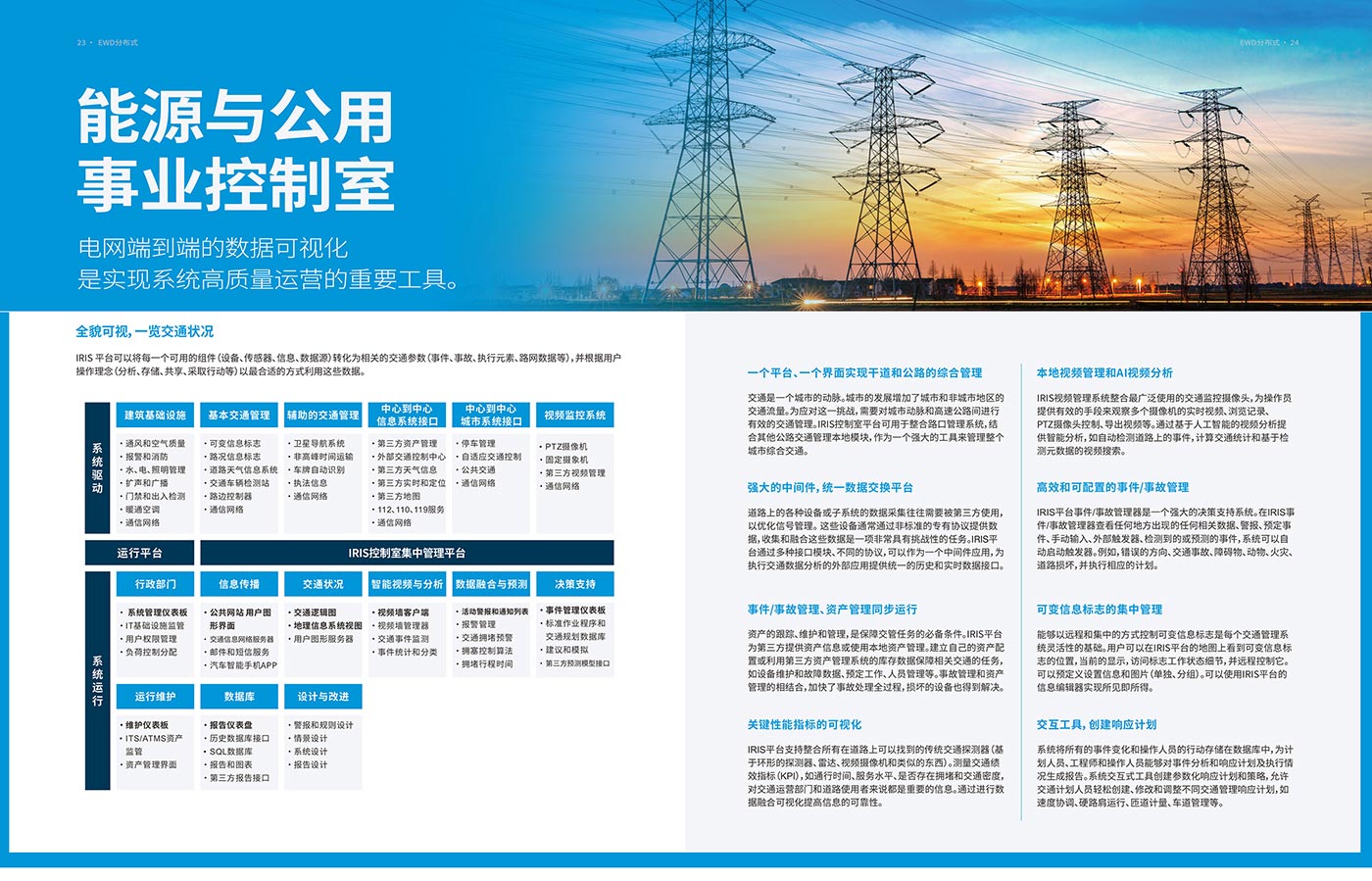 广东某市城市供电系统控制指挥中心